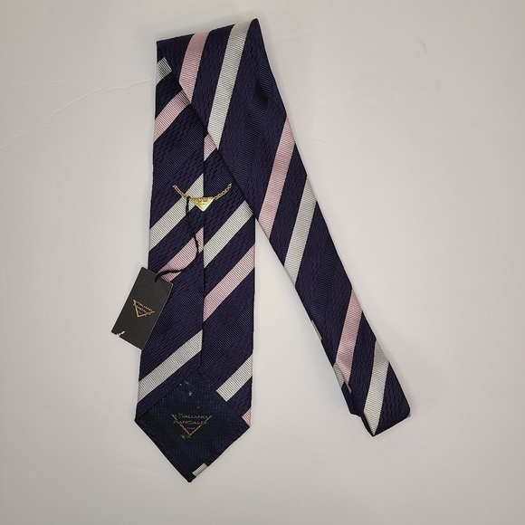 Vitaliano Pancaldi Men's Necktie 100% Silk - Picture 3 of 13